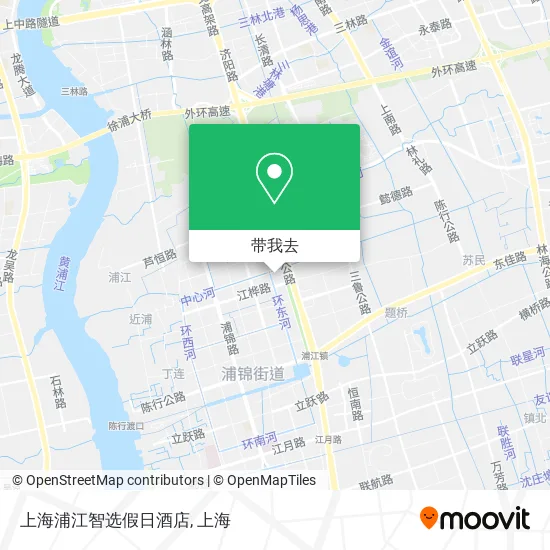 上海浦江智选假日酒店地图