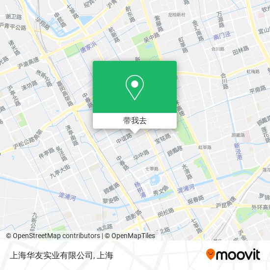 上海华友实业有限公司地图