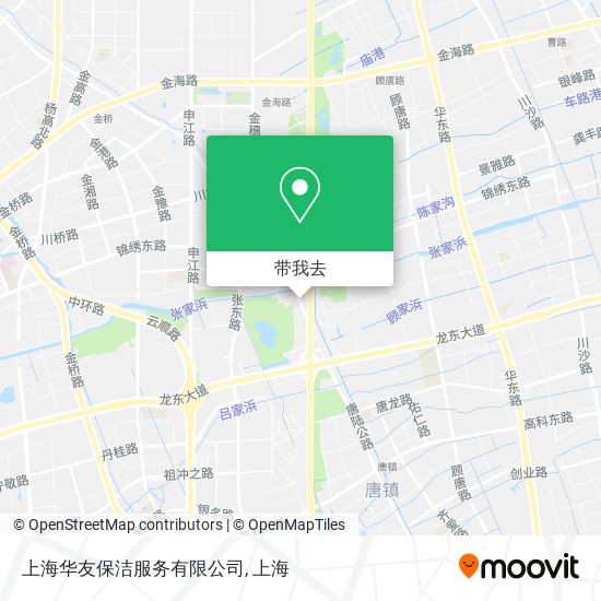 上海华友保洁服务有限公司地图
