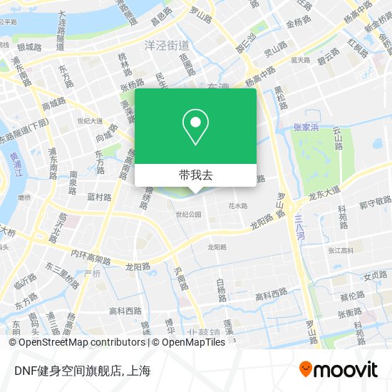 DNF健身空间旗舰店地图