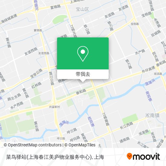 菜鸟驿站(上海春江美庐物业服务中心)地图