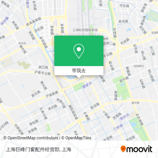 上海巨峰门窗配件经营部地图