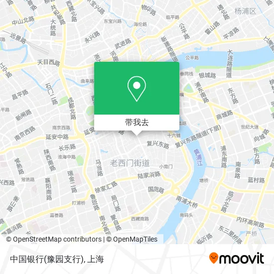 中国银行(豫园支行)地图