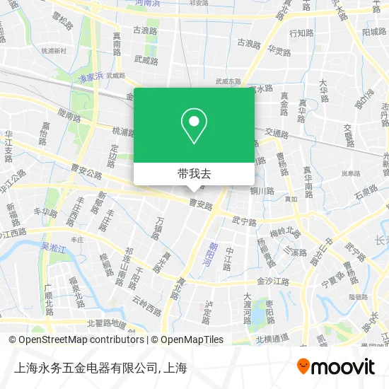 上海永务五金电器有限公司地图
