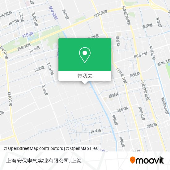 上海安保电气实业有限公司地图