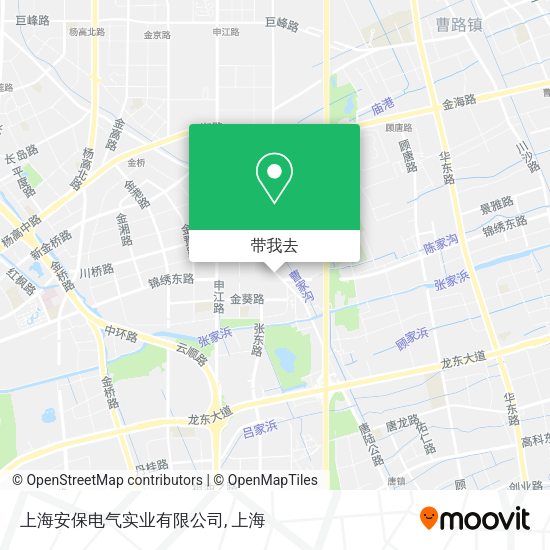 上海安保电气实业有限公司地图