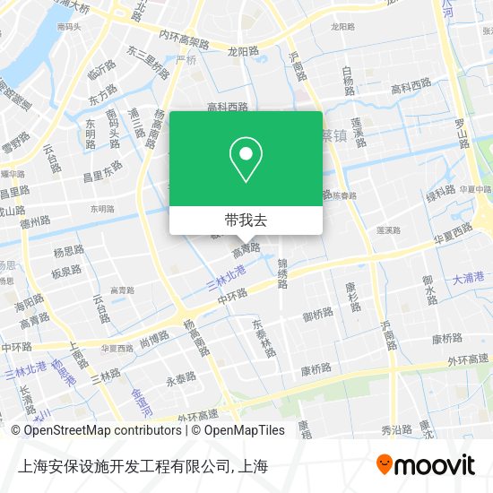 上海安保设施开发工程有限公司地图