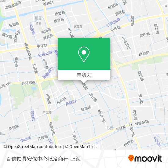 百信锁具安保中心批发商行地图