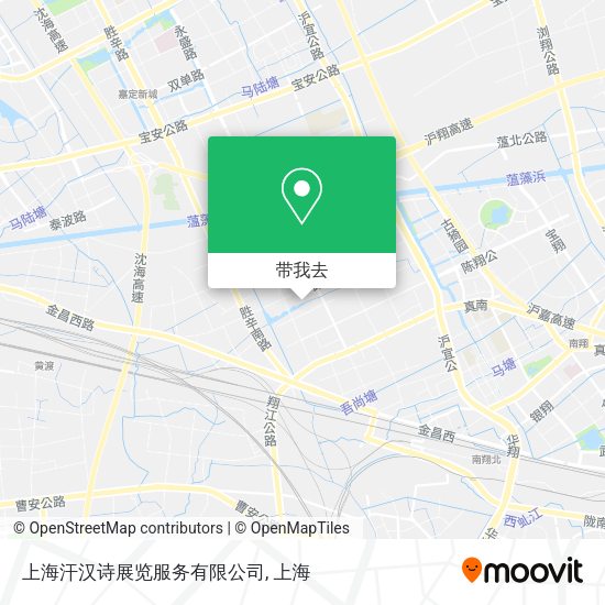 上海汗汉诗展览服务有限公司地图