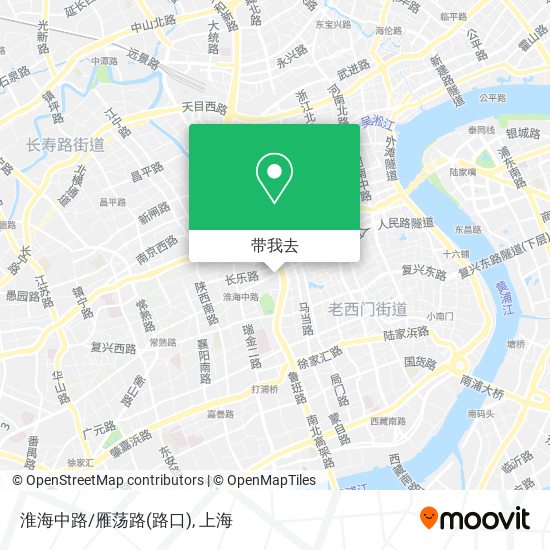 淮海中路/雁荡路(路口)地图