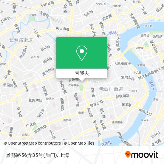 雁荡路56弄35号(后门)地图