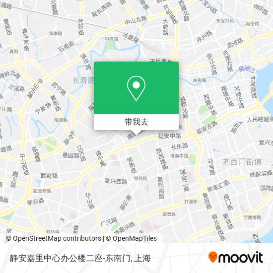 静安嘉里中心办公楼二座-东南门地图