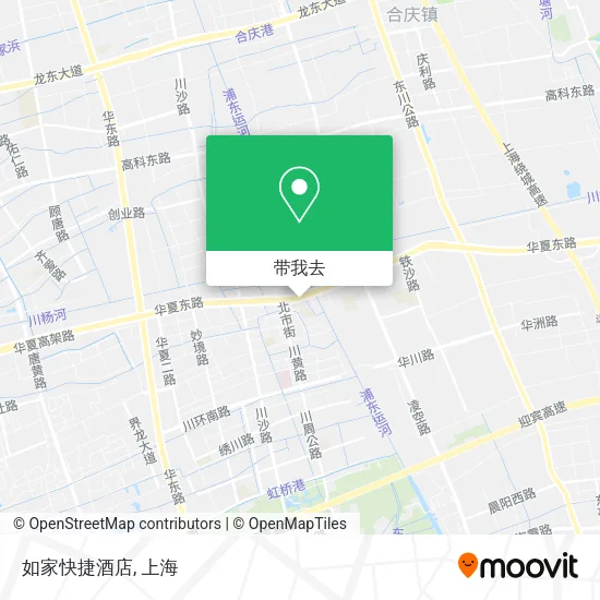 如家快捷酒店地图