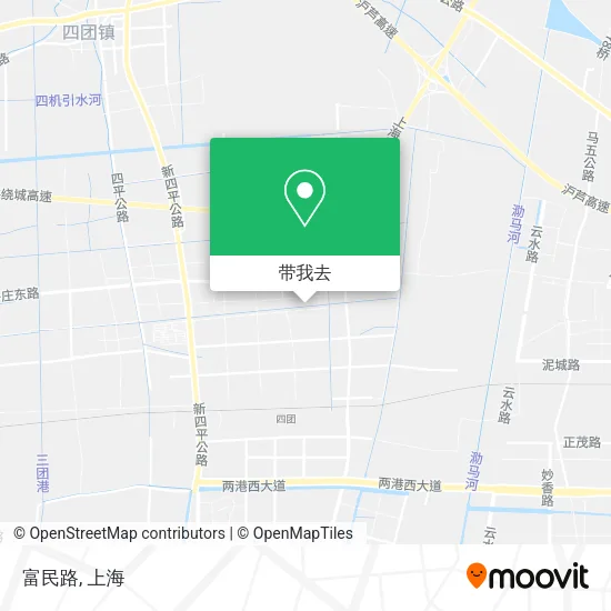 富民路地图
