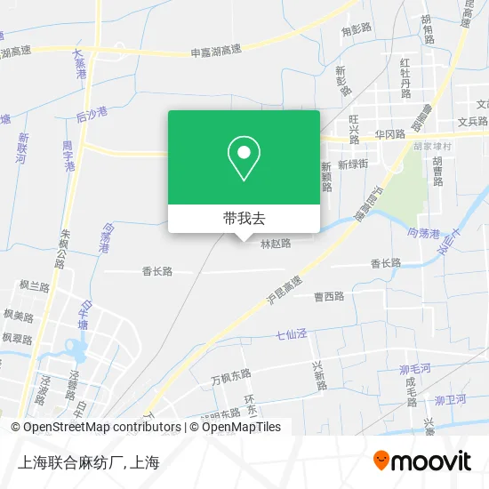 上海联合麻纺厂地图