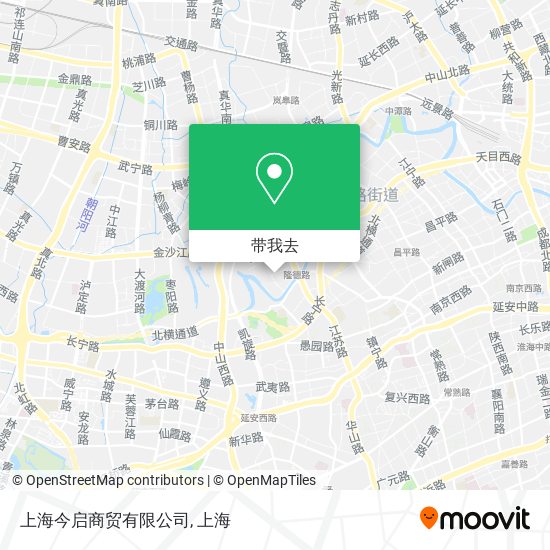 上海今启商贸有限公司地图