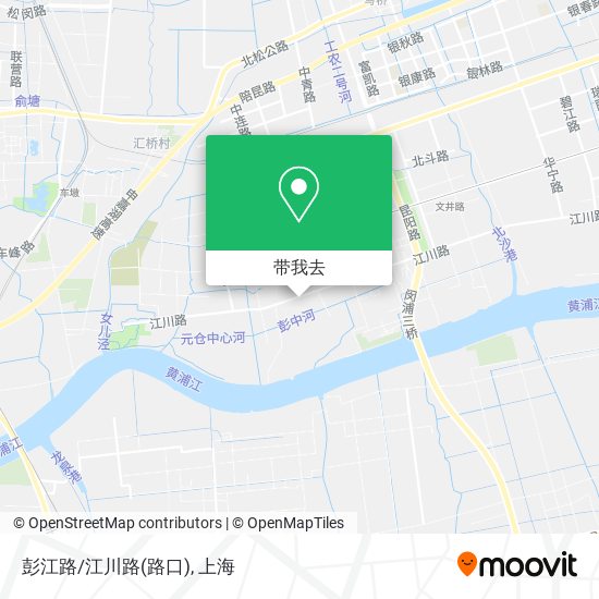 彭江路/江川路(路口)地图