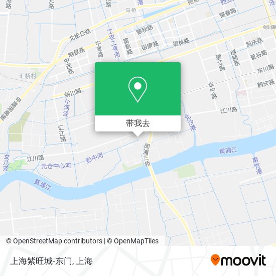 上海紫旺城-东门地图