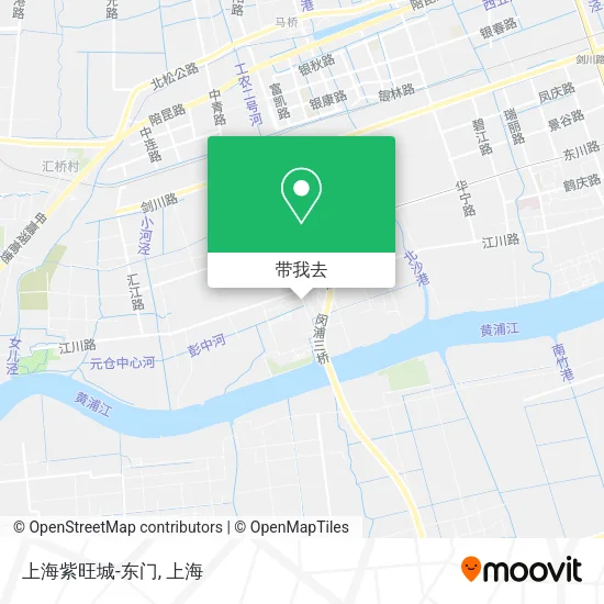 上海紫旺城-东门地图