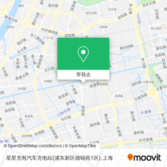 星星充电汽车充电站(浦东新区德锦苑1区)地图