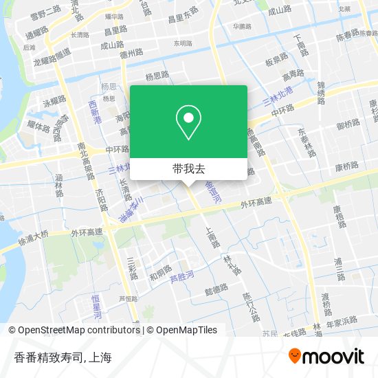 香番精致寿司地图