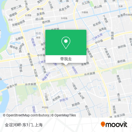 金谊河畔-东1门地图
