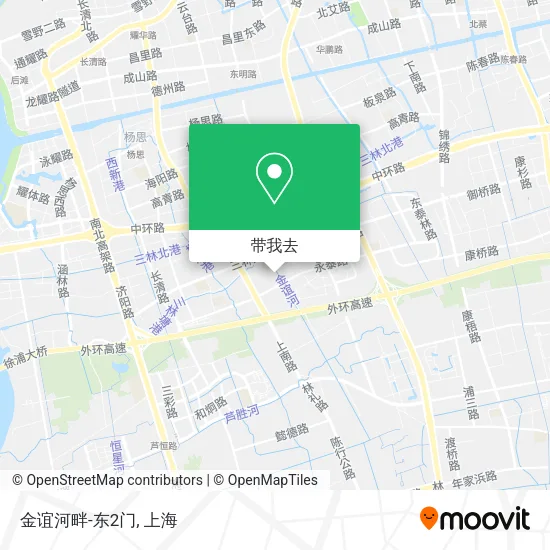 金谊河畔-东2门地图