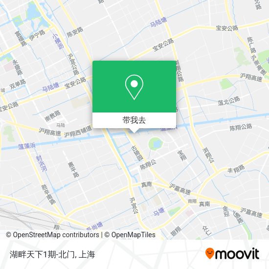 湖畔天下1期-北门地图