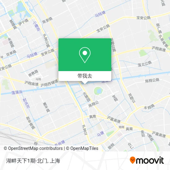 湖畔天下1期-北门地图