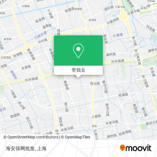 海安筛网批发地图
