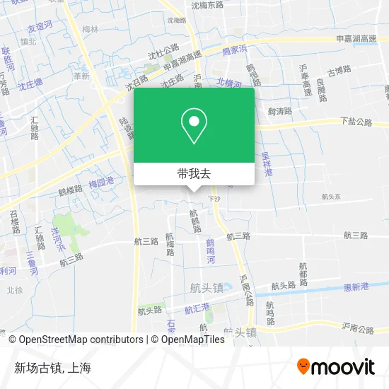 新场古镇地图