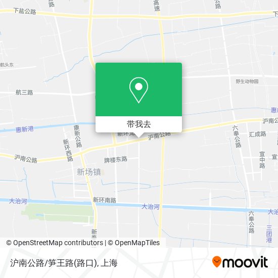 沪南公路/笋王路(路口)地图