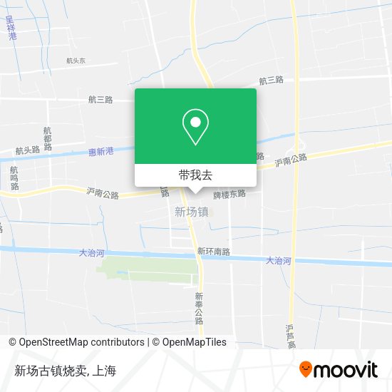 新场古镇烧卖地图