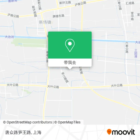 唐众路笋王路地图