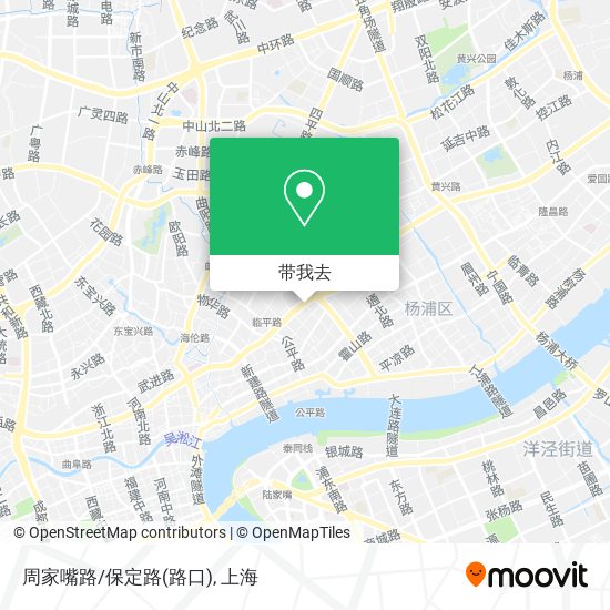 周家嘴路/保定路(路口)地图