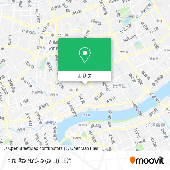 周家嘴路/保定路(路口)地图