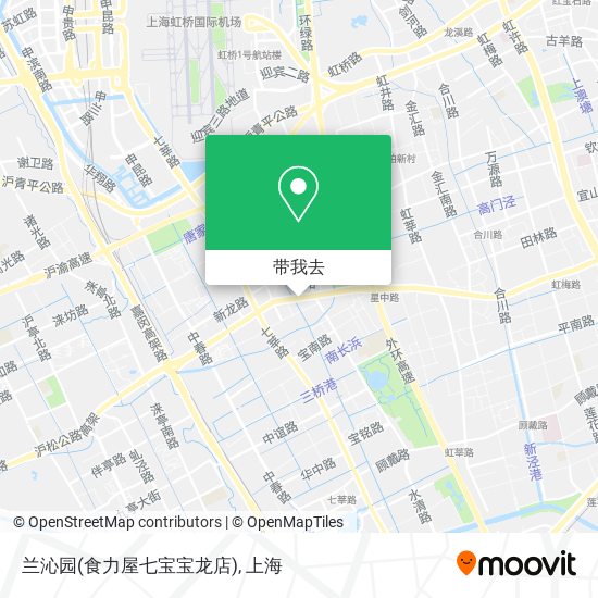 兰沁园(食力屋七宝宝龙店)地图