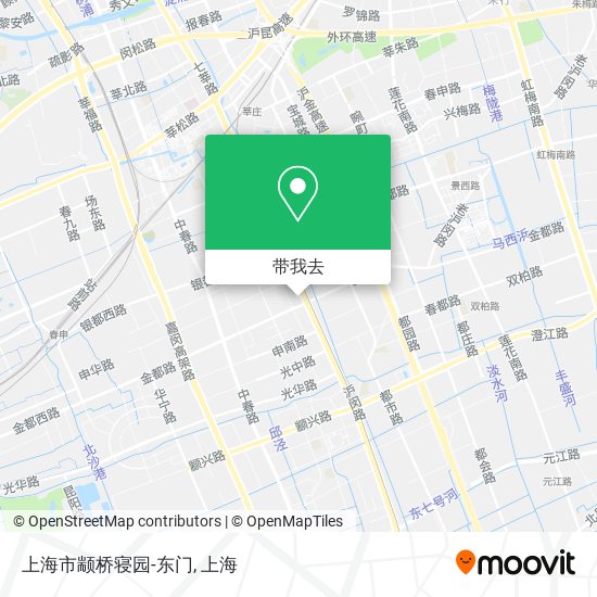 上海市颛桥寝园-东门地图