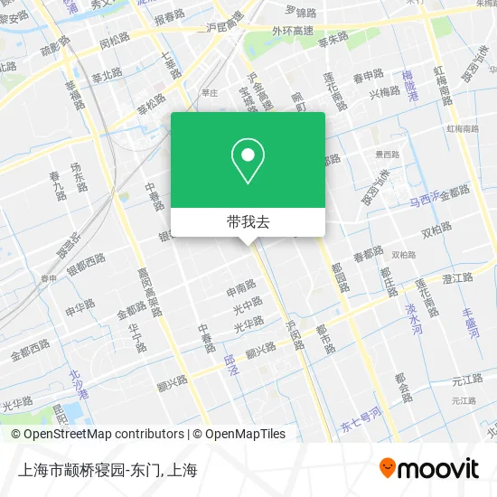 上海市颛桥寝园-东门地图