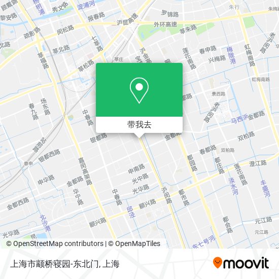 上海市颛桥寝园-东北门地图