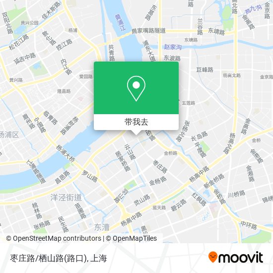 枣庄路/栖山路(路口)地图