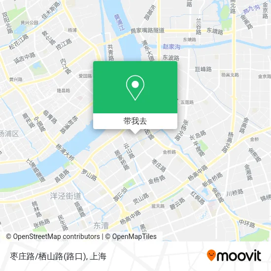 枣庄路/栖山路(路口)地图