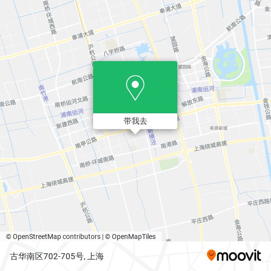 古华南区702-705号地图