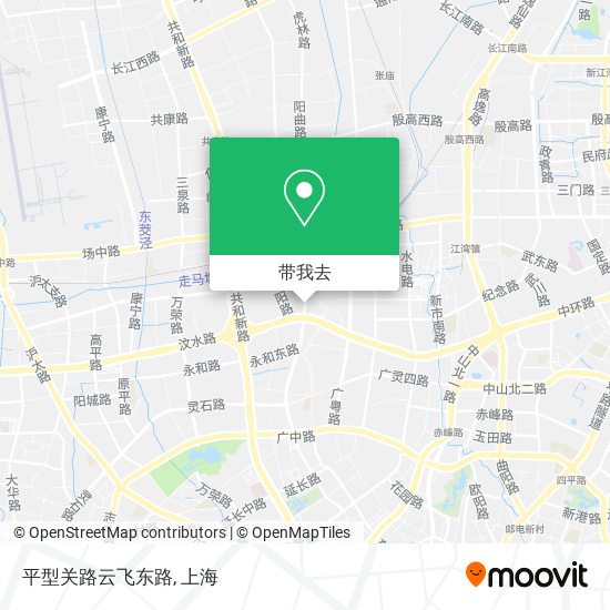 平型关路云飞东路地图