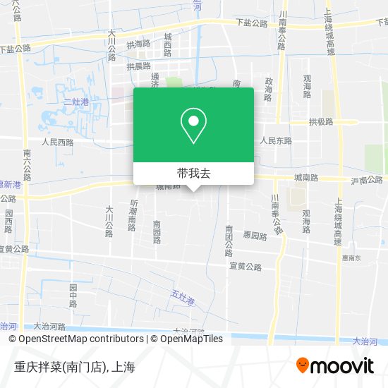 重庆拌菜(南门店)地图