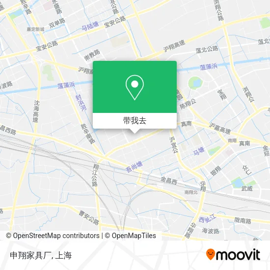 申翔家具厂地图