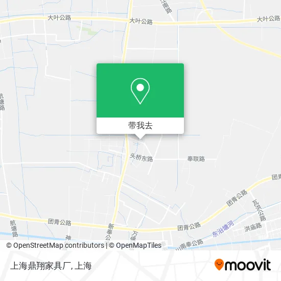 上海鼎翔家具厂地图