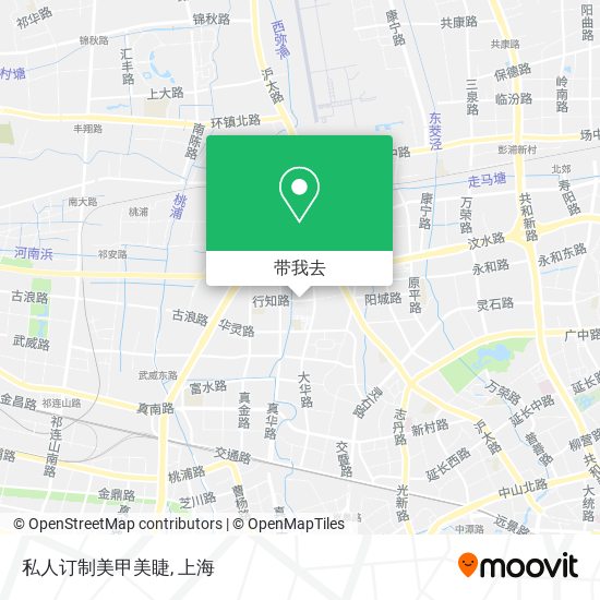 私人订制美甲美睫地图
