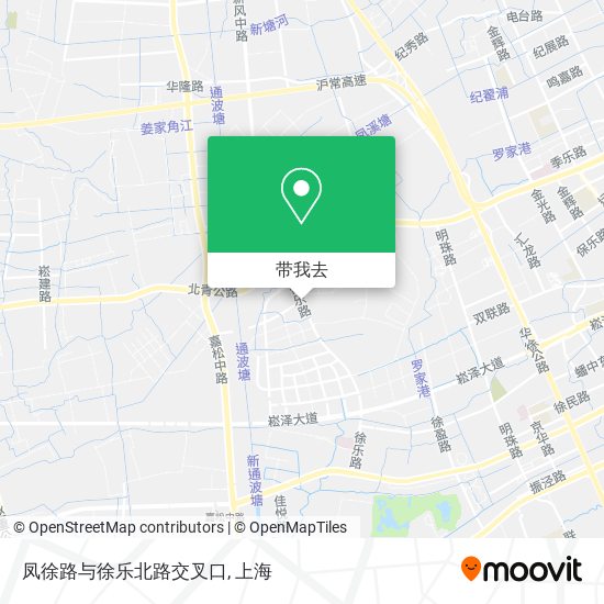 凤徐路与徐乐北路交叉口地图