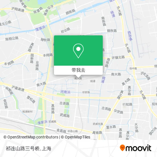 祁连山路三号桥地图
